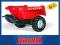 Rolly Toys Trailer 128815 Przyczepka Rolly czerwon