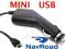 Ładowarka samochodowa mini USB nawigacja Navroad