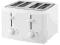 TOSTER HOMEBASE 4 TOSTY BIAŁY OPIEKACZ 4 KROMKI