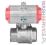 Zawór kulowy nierdzewny DN32-DN40 z siłownikiem p.