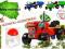 ZESTAW TRAKTOR TRAKTOREK  NA PEDAŁY Z PRZYCZEPKĄ.