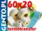 Etykiety termotransferowe białe 60x20 naklejki