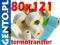 Etykiety termotransferowe białe 80x121 naklejki