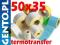 Etykiety termotransferowe białe 50x35 naklejki