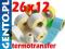 Etykiety termotransferowe białe 26x12 naklejki