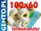 Etykiety termotransferowe białe 100x60 naklejki