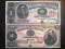 1891 . $1 &amp; $2 Tresury note , super !!