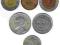 Zestaw monet - różne kraje