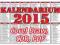 KALENDARIUM 2015 Corel Draw plakatowe edytowalne