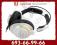 SUPERLUX HD661 Białe Zamknięte słuchawki studyjne