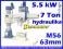 WIERTARKA PROMIENIOWA 2000x 63mm M56 POSUW AUSTRIA