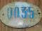 Numerek emaliowany  - 0035