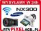 SAMSUNG NX300 +18-55mm + lampa BRĄZOWY odbiór W-wa