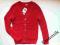 Y.F.K.CIEPŁY SWETER CZERWONY NOWY Z NIEMIEC 146/15