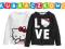 NOWY T-SHIRT HELLO KITTY 2-PAK H&amp;M 122/128