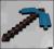 MINECRAFT kilof z pianki REPLIKA Diamond Pickaxe