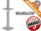 PODSTAWA SŁUPA REGULOWANA pręt gwint 80x80x250 mm