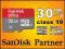 32GB 30MB/s SanDisk ULTRA MICRO SDHC CLASS10 +ADAP