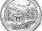 USA 2 x 25c Park Great Smoky Mountains 2014 P+D