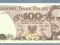 Banknot 100 zlotych 1988