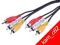 Kabel przewód 3 x RCA - 3 x RCA (Cinch) 1,8 m