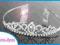 DIADEM KORONA DALIA  Cyrkonie Swarovski