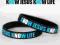 KNOW JESUS KNOW LIFE opaska silikonowa