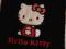 HELLO KITTY szalik czarny, nowy