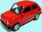 FIAT 126 P MODEL METALOWY WELLY 1:34 CZERWONY