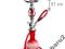 SHISHA - 1 WĄŻ - CZERWONA (63852)