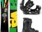 Nowy Zestaw Snowboard Raven Rasta Carbon 154cm