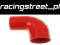 Kolanko silikonowe TurboWorks Red 90st 76mm