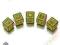 Kości Komplet Orkowy Bitewny zielono-żółty ;73913;