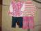 SUPER OKAZJA 4 SZT BLUZY+SPODNIE RURKI GAP..,9-12M