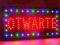 OTWARTE   REKLAMA LED NEON  P r/col