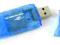 AD2 NOWY NIEBIESKI CZYTNIK SDHC USB BLUE LINE FVAT