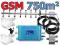 MOCNY WZMACNIACZ GSM Z WYŚ.LCD-750M2+ANTENA 16dBi