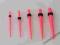 ROZPYCHACZE AKRYLOWE KOMPLET 1,6,2,3,4,5mm