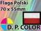 FLAGA POLSKI naszywka HAFT 70x55 NOWA POLSKA TANIO