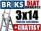 6Polska Drabina Aluminiowa 3x14+HAK+ROLKI+F.SCHODY