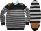 ANGLIA elegancki SWETER w paski 12-13lat - NOWY