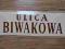 EMALIOWANA TABLICA Z OKRESU PRL ULICA BIWAKOWA