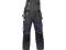 MOCNE monterskie spodnie robocze ogrodniczki 52