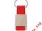 Brelok czerwony pasek 4790