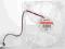 Wentylator 120X120X25 MM 4PIN MOLEX RED LED