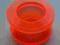 POMARAŃCZOWY TUNEL ODKRĘCANY 14mm  akryl