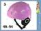 KASK na NARTY dla DZIECI regulowany S 48-54 PINK