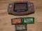 Gameboy Advance + 3 gry.