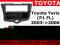 Ramka radiowa złącze iso kostka Toyota Yaris 03-06