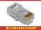 WTYK WTYCZKI RJ-45 RJ45 RJ 45 8P8C POZŁACANE 50X